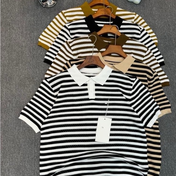 Striped Polo Shirts in Multiple Colors - Picture 1 of 1